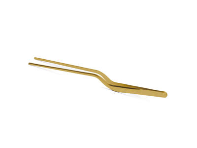 Pinzas con doblez 21 cm Oro Comas