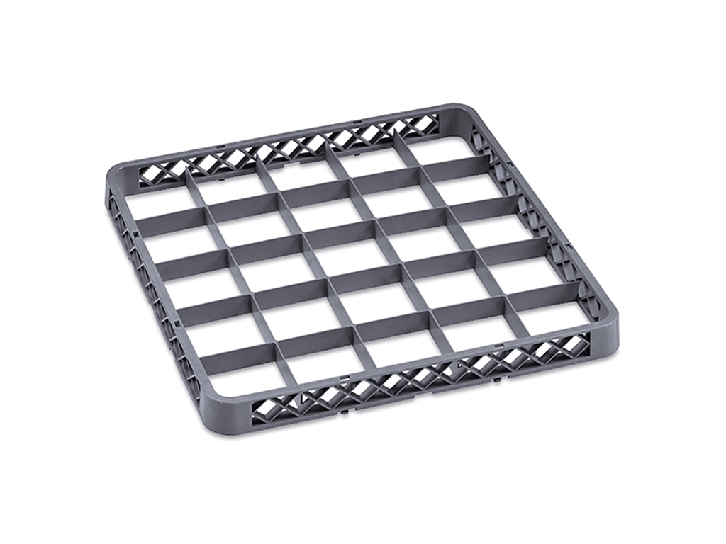 Bandeja de lavavajillas eleva 25 vasos gris