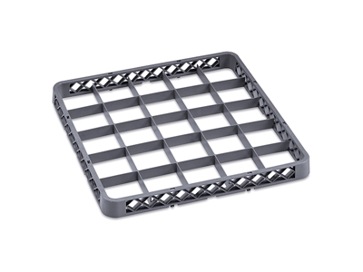 Bandeja de lavavajillas eleva 25 vasos gris