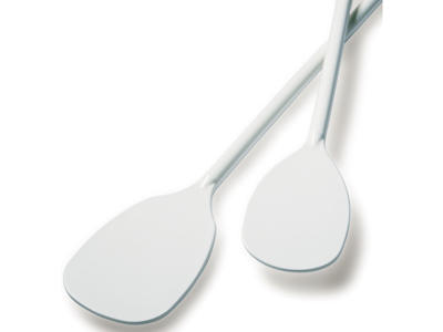 Espátula de mezcla pequeña 89 cm b: 16 cm blanca