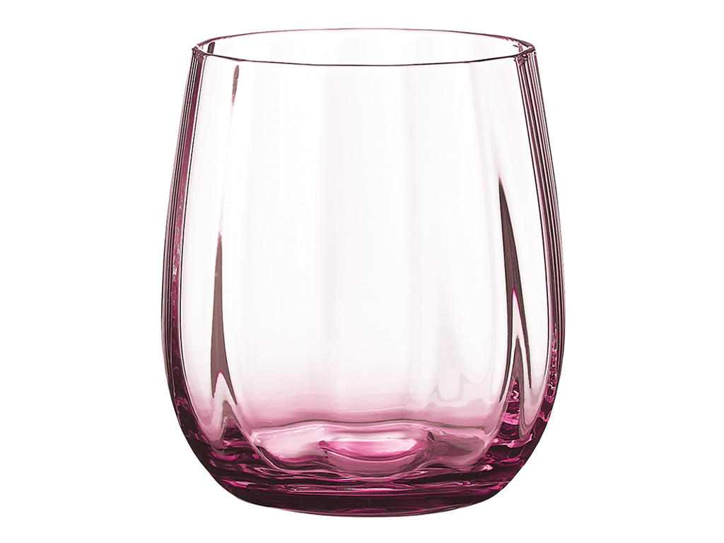 Vaso de agua Sholm rosa 2 piezas 30 cl