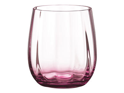 Vaso de agua Sholm rosa 2 piezas 30 cl