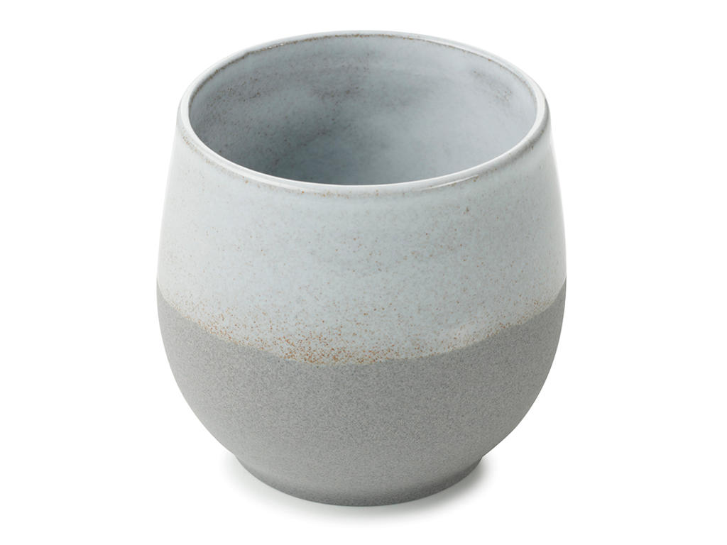 No.W Taza 20 cl Blanco/Gris