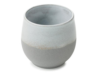 No.W Taza 20 cl Blanco/Gris