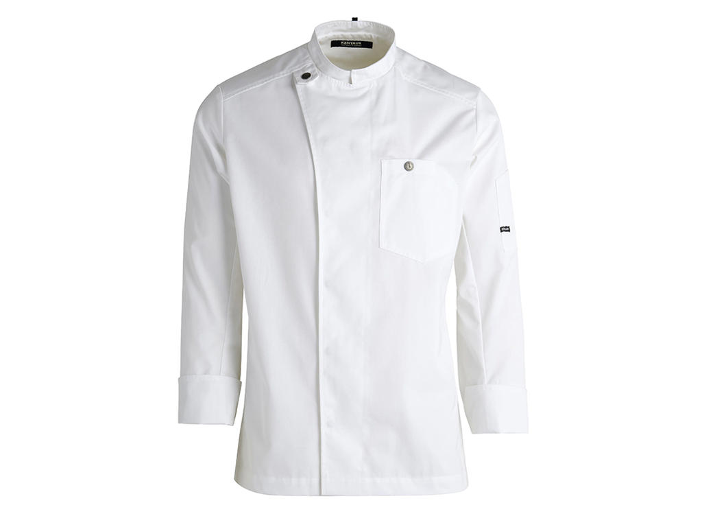 Kentauer Chaqueta de Chef Unisex Blanca