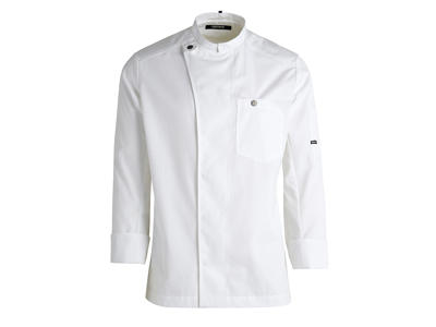 Kentauer Chaqueta de Chef Unisex Blanca