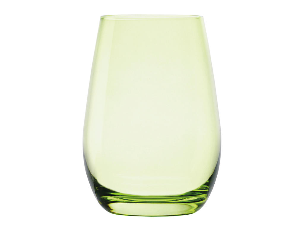 Vaso de agua - Cristal - Verde - 46.5cl - 120x64mm