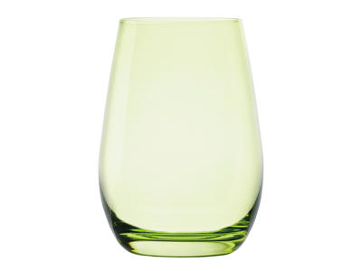 Vaso de agua - Cristal - Verde - 46.5cl - 120x64mm