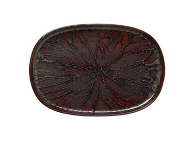 Plato - Cerámica - Marrón - 330x230x30mm - Apto para lavavajillas - Apilable - Resistente a temperaturas -20-250°C