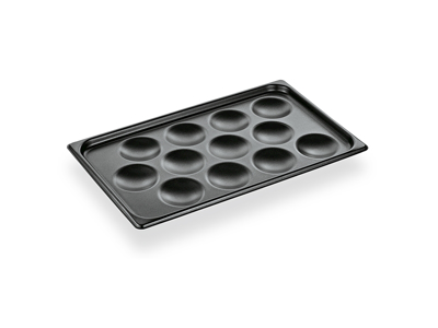 Molde para hornear de aluminio muffin 12 pcs  8,5 cm