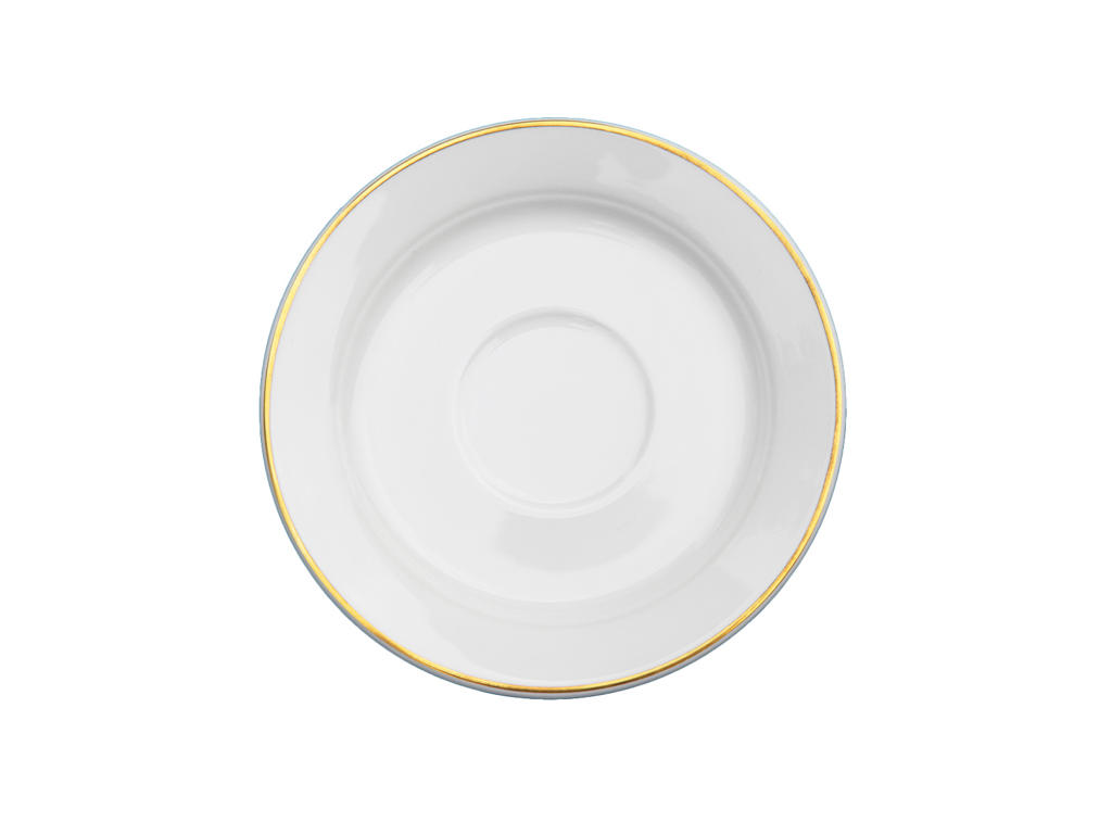 Cuerpo Plato inferior 150 mm con Borde dorado