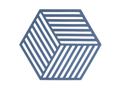 Posavasos Zona Hexágono 16x14 cm Azul