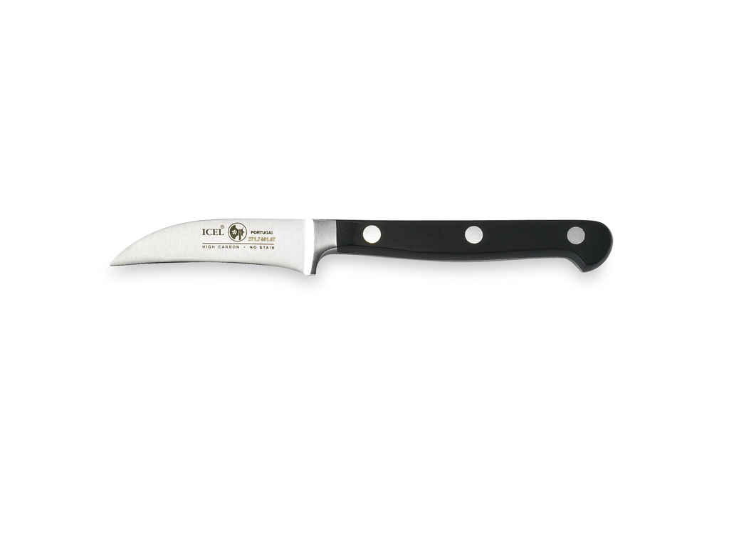Cuchillo Tournier - Acero forjado - Negro - 70mm