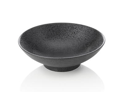 Cuenco de porcelana negro - Ø 22,5cm - 0,7ltr - 70x225x225mm