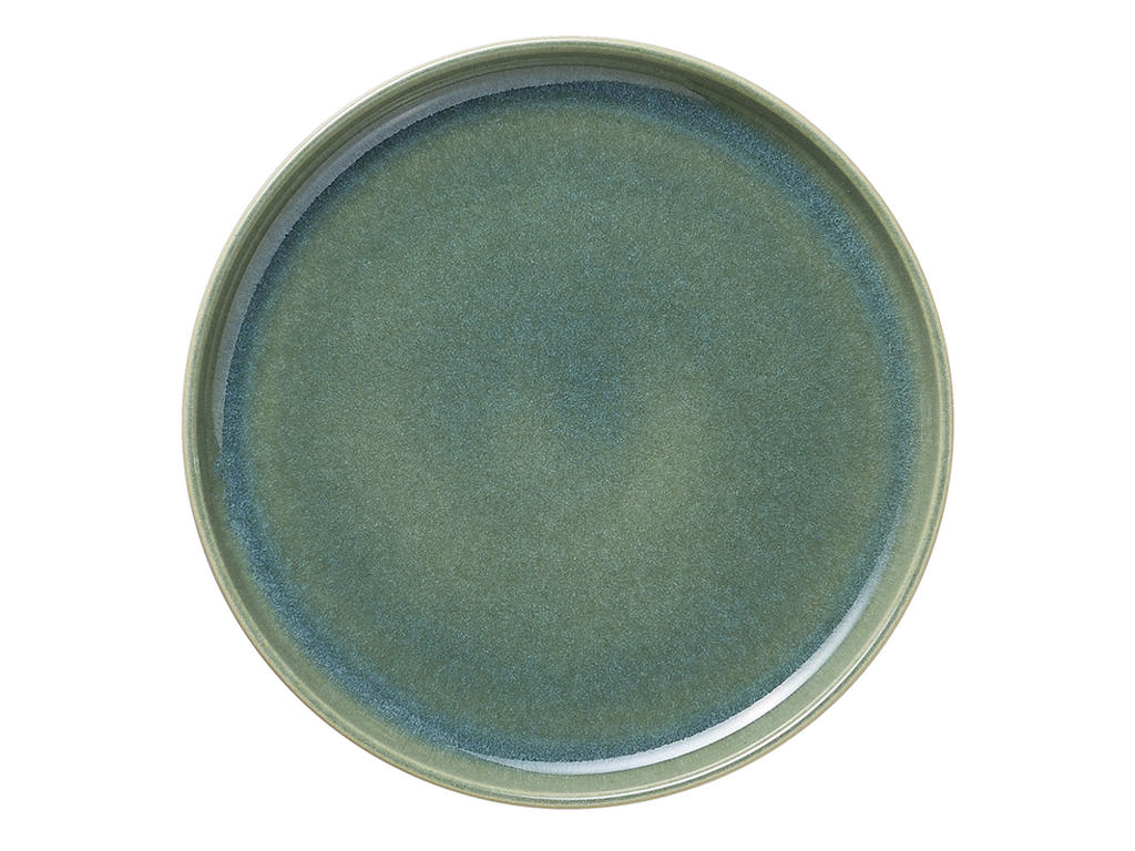 Plato - Cerámica - Verde - Ø22cm - 30mm