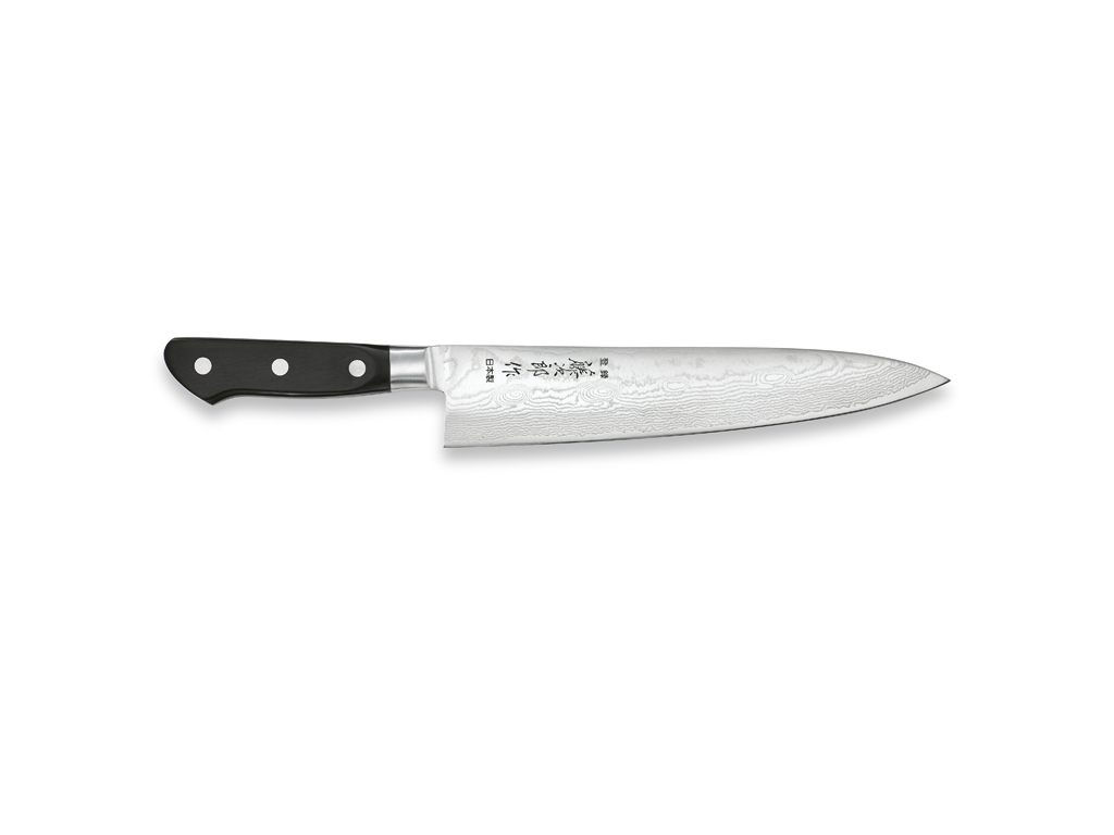 Tojiro Pro Cuchillo de Cocina, 24 cm, damasquinado, 63 capas