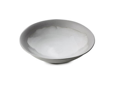 No.W Plato Profundo  24 cm Blanco/Gris