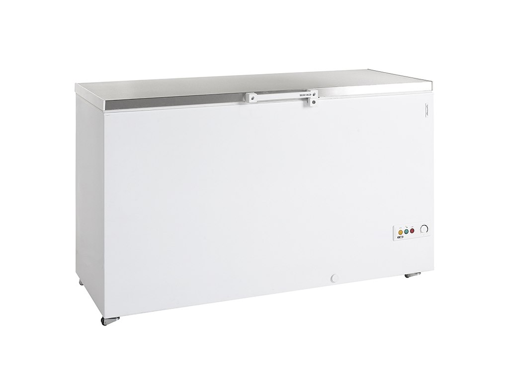 Congelador horizontal 454 ltr Blanco/RF con ruedas y tapa
