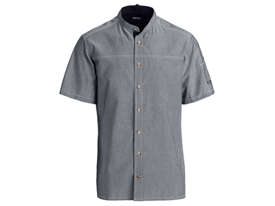 Camisa de cocina de manga corta Gris M
