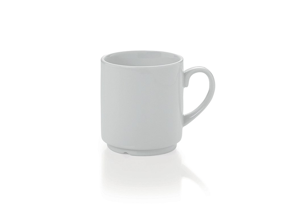 Taza Apilable Blanca