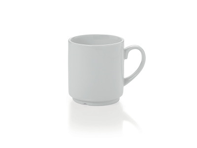 Taza Apilable Blanca