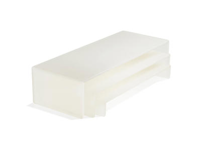 Juego de bandejas apilables 49,5x19,5 cm Blanco Mealplak