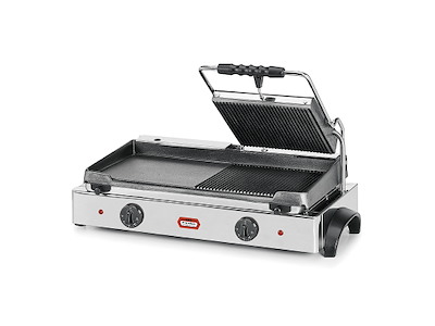 Tostadora 1/2Plegable c/parrilla 1/2plancha