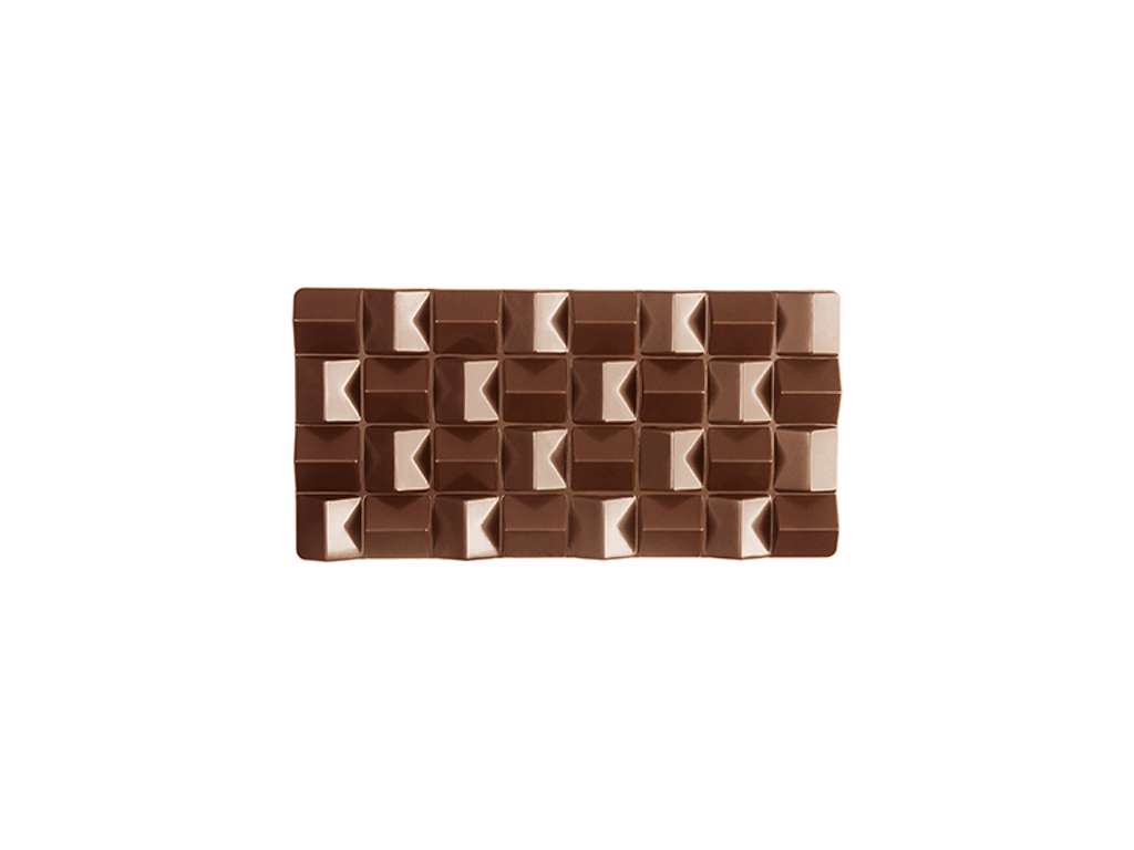 Molde de chocolate 3pcs 100g placa Pixie