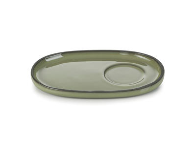 Plato Oval 13,5x8 cm Beige Caractere