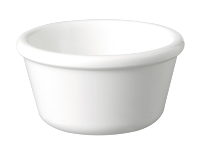 Bol de melamina blanco Ø 7,8 cm, H: 4 cm