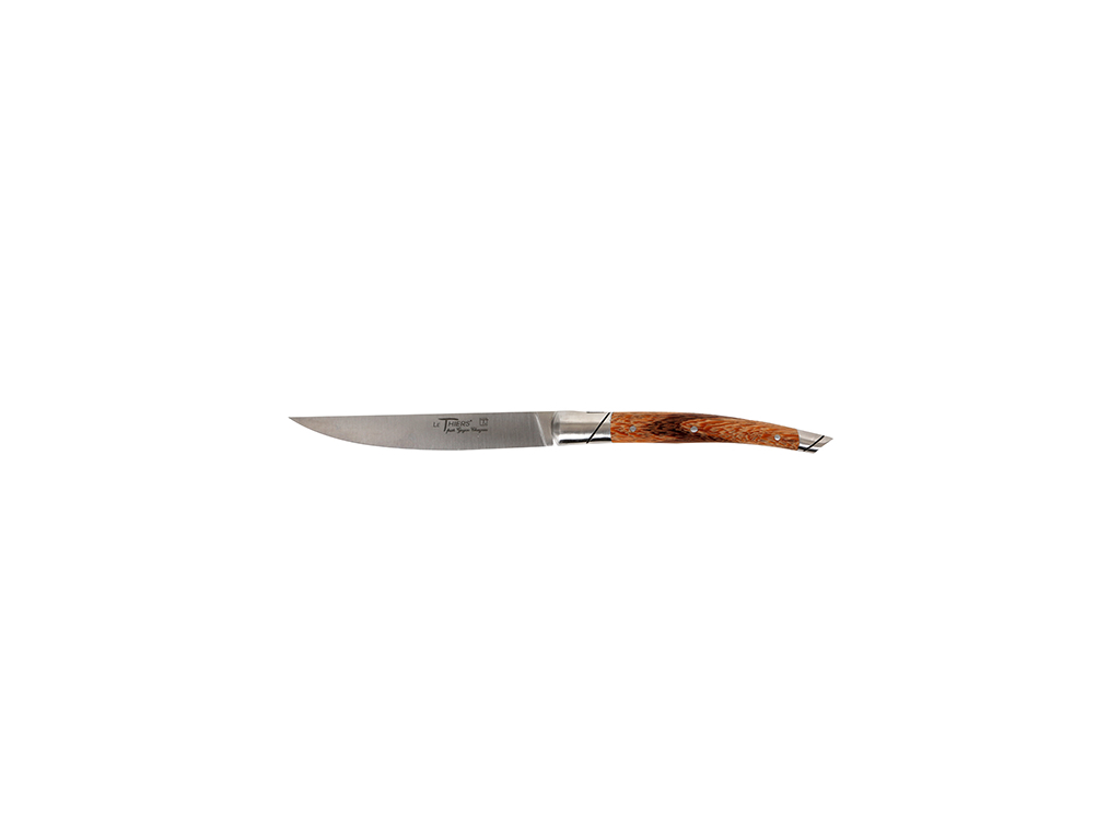 Cuchillo de steak, Le Thiers Prestige, Mango de Marblewood