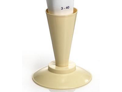 Soporte para bolsa de repostería polipropileno beige