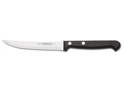 Cuchillo de carne Ultracorte 11,5 negro con 2 remaches