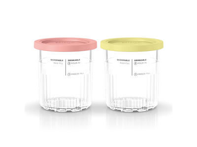 Vaso 2 pcs para CREAMi Deluxe Ninja