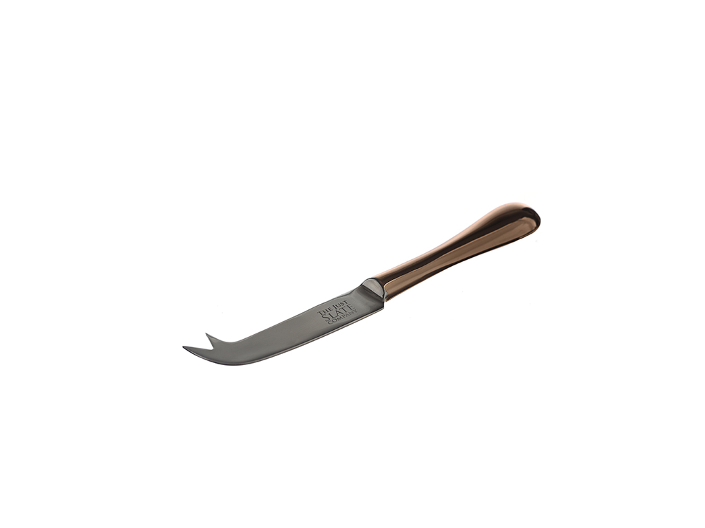 Cuchillo de queso en cobre/acero inoxidable 21 cm The Just Slate Company