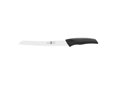 Cuchillo de pan, 20 cm, Icel I-Tech, negro