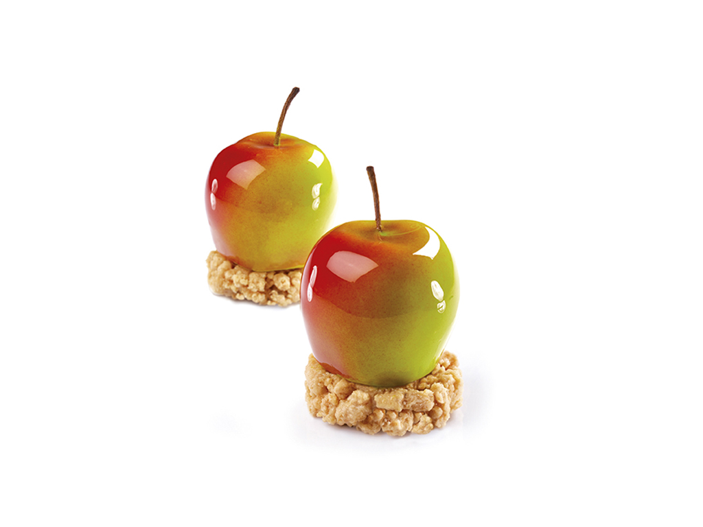 Molde de silicona TuttiFrutti 20x90 ml manzana