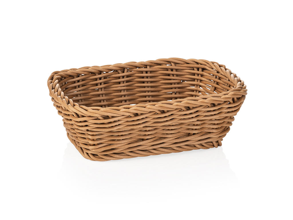 Cesta de pan Beige 19x13x6 cm Weaver Pro