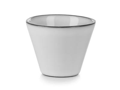Equinoxe Conical Bowl  6,3 cm 5 cl Cumulus White