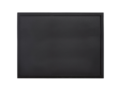 Tablero 60x80 cm negro lacado marco de madera