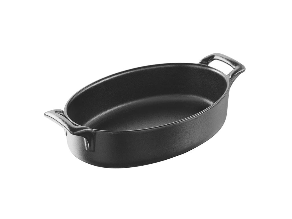 Belle Cuisine Plato 18x12x4,5 0, Negro