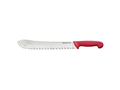 Cuchillo de corte con mango de plástico rojo 31cm