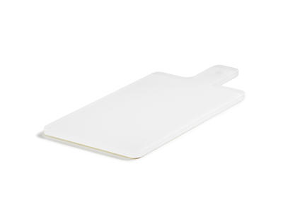 Tabla de servir con asa 32x7 cm Blanca Mealplak