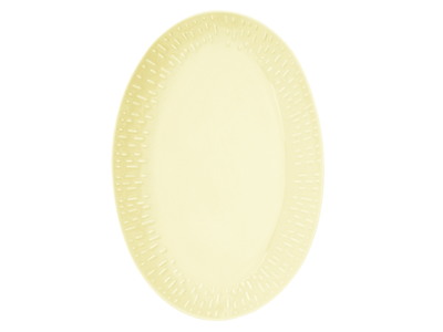 Fad Oval 36x25,5 cm Confetti Lemon