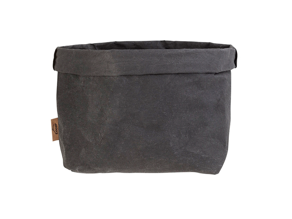 Bolsa de pan negra 20x20 cm