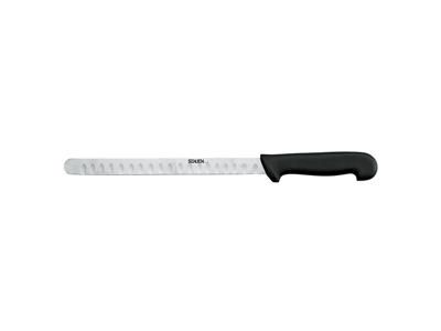Cuchillo para salmón/jamonero, 26 cm, Senjen Slicer, Negro