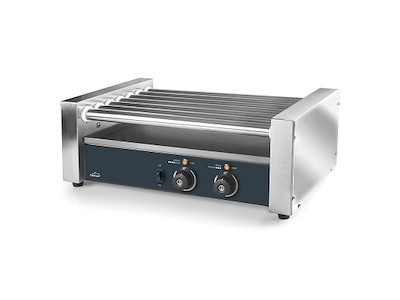 Parrilla con tubos para salchichas 65x35,5x28cm