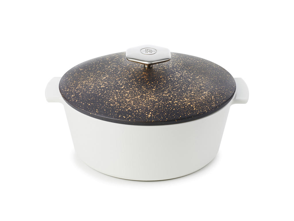 Olla 26 cm Sin Esmalte Negro Inducción Revolución 2