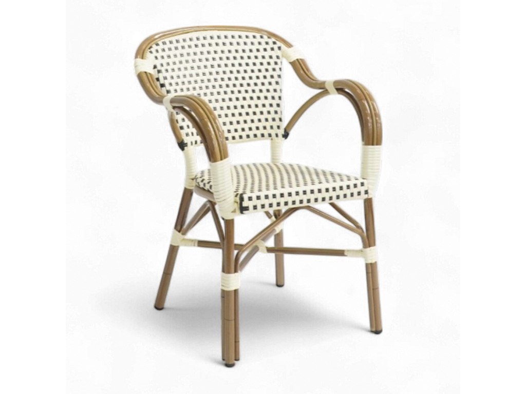 Silla de café Zederkof Herning con reposabrazos
