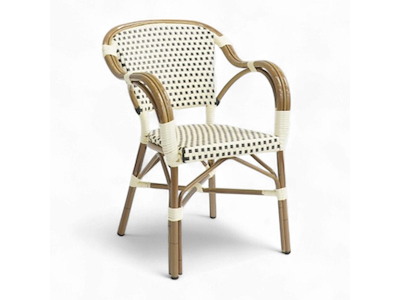 Silla de café Zederkof Herning con reposabrazos